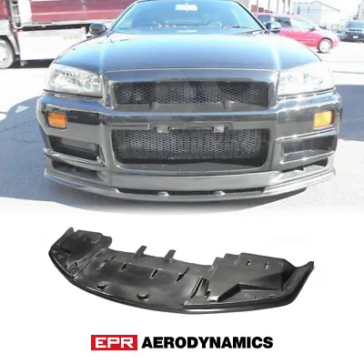 For Nissan R34 Skyline GTR OE Style Front Bumper Bottom Lip With Undertray FRP  • $580