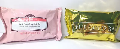 2 Melaleuca Bar Soap 4.5 Oz Bars 1 Gold Bar 1 Pink Grapefruit • $16.50