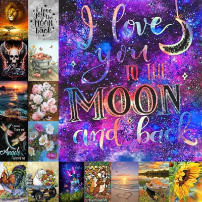 $16.19 • Buy 5D Animal Diamond Painting Embroidery Cross Stitch Home Art Kit Decor DIY Gifts