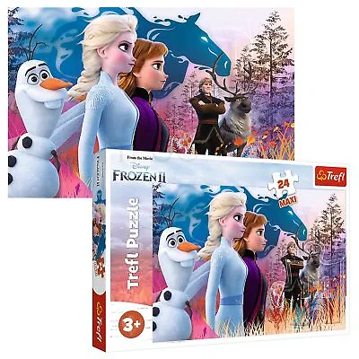 £7.99 • Buy Trefl 24 Maxi Piece Kids Large Disney Frozen 2 Magical Journey Jigsaw Puzzle NEW
