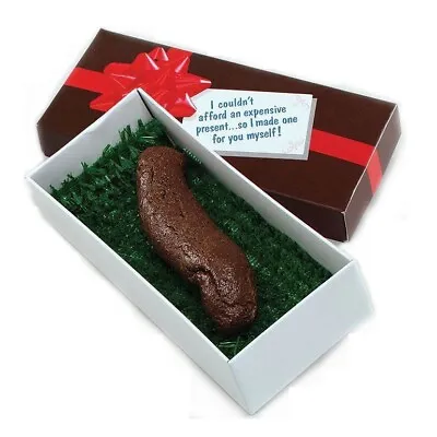 Poo In A Gift Box Crap Present Novelty Funny Secret Santa Gift For Men Women • £7.99