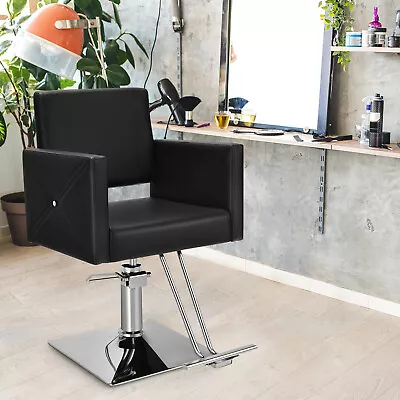 360° Swivel Hydraulic Barber Chair Spa Salon Styling Hairdressing Chair • £139.95