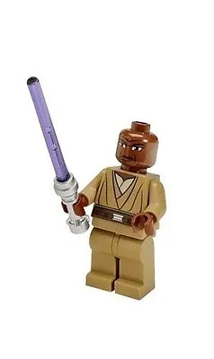 Lego STAR WARS MACE WINDU Minifigure Minifigs Purple Lightsaber 7868 8019 • $28.49