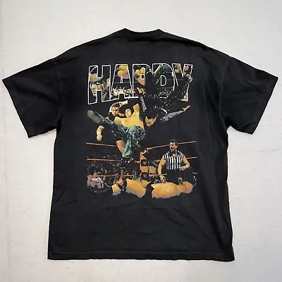 WWE WWF Vintage Hardy Boyz T-Shirt Jeff Hardy Matt Green Team Xtreme Size XL • $99.99