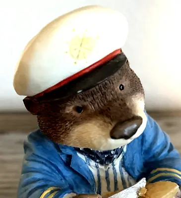 Villeroy & Boch Picnic At Foxwood Tales 7 Captain Otter 1994 VTG Figurine W/ Tin • $29.97