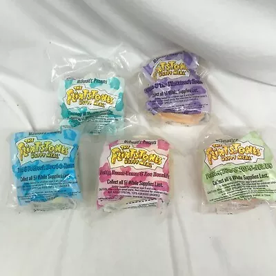 Flintstones - 1993 McDonalds Happy Meal Toys - Complete Set Of 5 - New/Sealed • $7.99