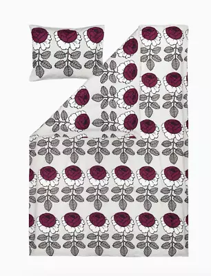 Marimekko  Maalaisruusu Duvet Cover Plus Pillow Case From Finland NWT • $150