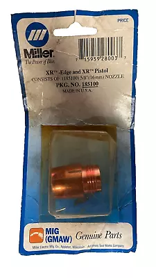 Miller 185100 Genuine Parts Nozzle 5/8  16mm XR-Edge And XR Mig 1pc • $5