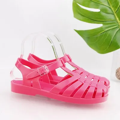 Melissa Possession Sandal Women's Size 6 SCENTED Shoe Fisherman Jelly Pink 90s • $44.89