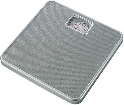 Salter Mechanical Personal Scale Silver Body 120 Kg Capacity 15 Year Guarantee • £16.95