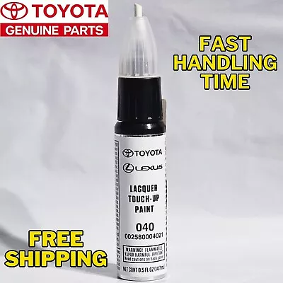 Genuine Toyota Lexus Super White Touch-up Paint Pen Code 040 Oem 00258-00040-21 • $15.98