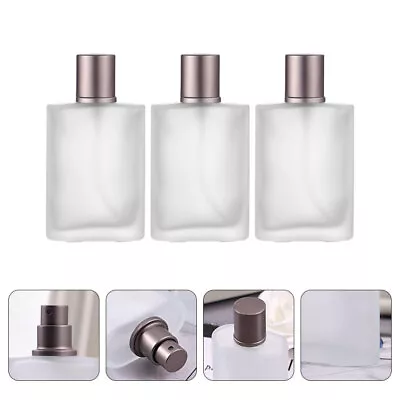  3 Pcs Empty Spray Bottle Perfume Glass Sprayer Mini Bottles Travel Fine Mist • £17.39