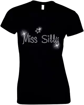 MISS Silly Crystal T Shirt - Hen Night Party - 60s 70s 80s 90s All Sizes • £9.99