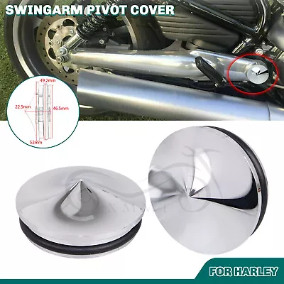 $23.98 • Buy Chrome Swingarm Pivot Bolt Cover Kit Fit For Harley V-Rod VRSCF VRSCAW 2006-2017