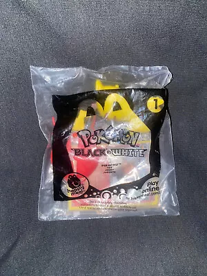 2012 Pokemon Black White McDonalds Happy Meal Toy/w Card Pikachu #1 Sealed New • $8.99