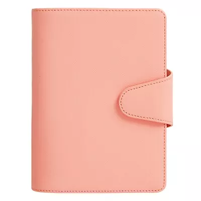 Kikki K Coral Textured Leather Planner Medium - She Shines • $36.50