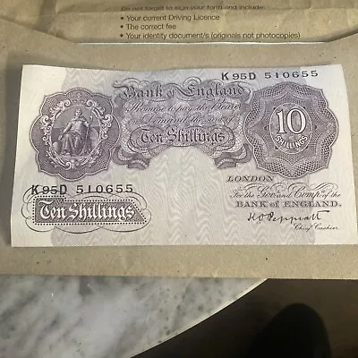 10 Shilling Note Bank Of England Uncirculated • £15