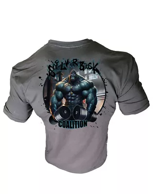 Iron Gods Silverback Coalition Part 2 Gym T-Shirt Men's Gym Clothing Pump Cover • $26.99