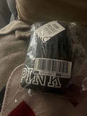 Victorias Secret PINK Lightweight Full Zip Packable Puffer Jacket Black • $60