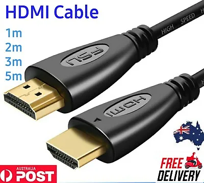 $4.45 • Buy  High Speed HDMI Cable Gold Plated Connection With Ethernet 1080P Digital Cable