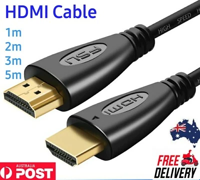 $4.45 • Buy  High Speed HDMI Cable Gold Plated Connection With Ethernet 1080P Digital Cable