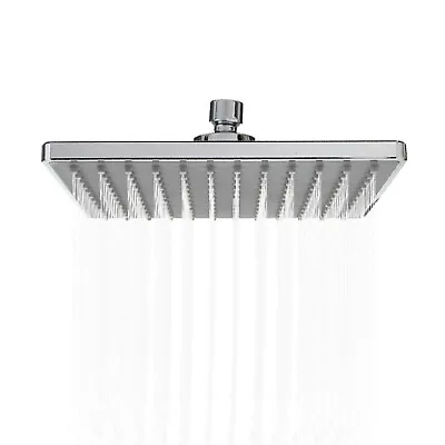 8 Inch  Rain Showerhead G1/2 Adjustable High Pressure Shower Q2Q9 • £17.62