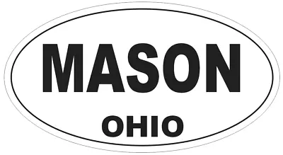 Mason Ohio Oval Bumper Sticker Or Helmet Sticker D6143 • $17.40