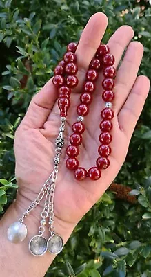 Amber Bakelite  Prayer Worry Beads Subha Tasbih Tasbeeh تسبيح Masbaha مسبحة • $94.60