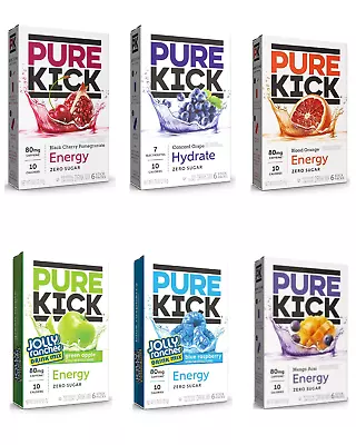 PURE KICK Energy Singles To Go Drink Mix USA IMPORT • £6.29