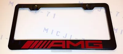 AMG Mercedes Benz Stainless Steel License Plate Frame Holder Rust Free • $13.50