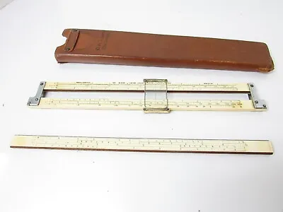 Vintage Keuffel & Esser Co. K&E Slide Rule 4083-3 With Leather Case Made In USA • $38.88