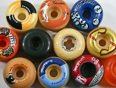 CHOICE Chocolate Ricta Real New Deal Misc Skateboard Wheels 54mm ALL SINGLES NOS • $8