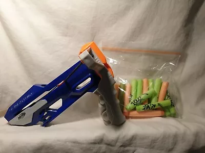 NERF SLINGSTRIKE Dart Blaster Gun Slingshot Crossbow With Bullets Ammo Foam 2013 • $28.99