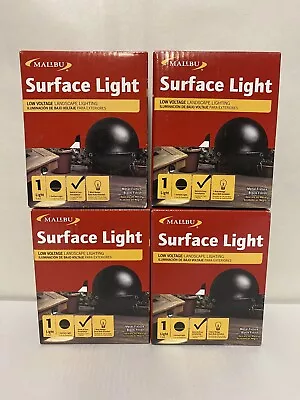 Malibu Deck Lights Landscape Step Stair Railing Light - Black 4 Pcs Low Voltage • $54