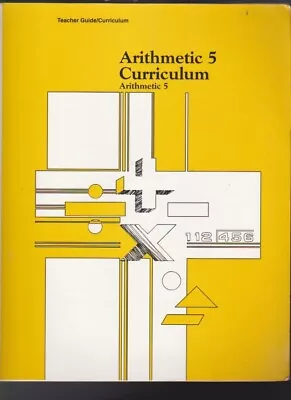 A BEKA Arithmetic 5 Curriculum - Teacher Guide/curriculum #46388008 PAPERBACK VG • $5.40