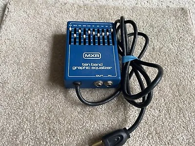 MXR 10 Band Graphic EQ Equalizer Rare Vintage Effect Pedal For Guitar Bass • $189.99