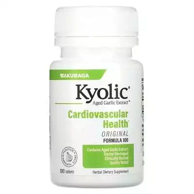 Kyolic Aged Garlic Extract Cardiovascular Health Original Formula 100 100 T • $49.40