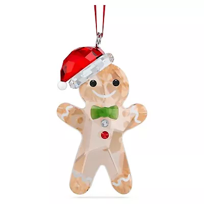 Swarovski Crystal Holiday Cheers Gingerbread Man Ornament Multicolored 5627607 • $78.95