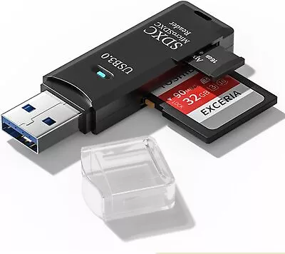 USB3.0 Micro SD Card Reader 5Gbps 2 In 1 SD Card Reader To USB Adapter Memory Ca • $18.56