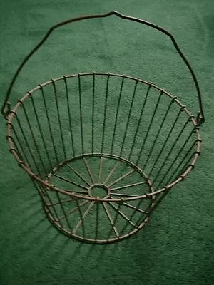 Vintage Egg Farm Clam Oyster Garden + Metal Decorative Basket  Fishing Cape Cod • $29.99