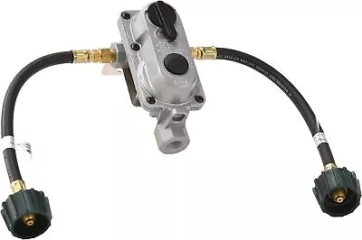 2-Stage Auto Changeover LP Propane Gas RV Regulator Kit With Pigtails • $31.59