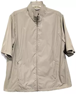 PING Golf Windbreaker XL Men's Full Zip Jacket Mesh Lining Short Sleeves • $20