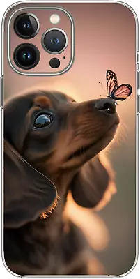 Puppy Dog Nose Butterfly Sad Happy Cute Case Cover Clear / Shockproof / MagSafe • £11.12