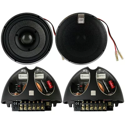 Morel Virtus Nano Carbon Integra 42 4  2-Way Carbon Thin Coaxial Speakers NEW • $599