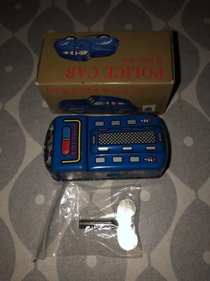 £9 • Buy Vintage Wind Up Tin Toy Ha Ha Toy Police Car / Van
