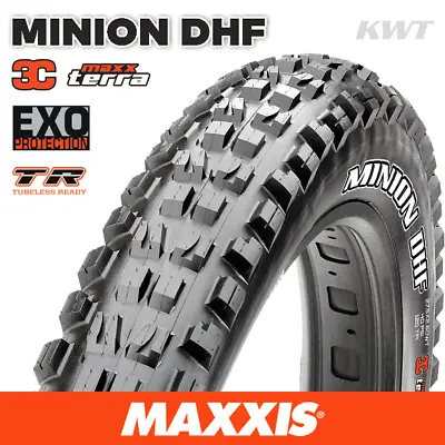 MAXXIS Minion DHF - 26 X 2.50 WT Folding 60TPI EXO 3C MaxxTerra TR • $99.95