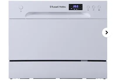 Russell Hobbs RHTTDW6W Compact Table Top Dishwasher - White • £175