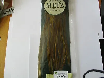 Metz Saddle Grade 2 Sooty Olive Hackle Feathers  • $49.55