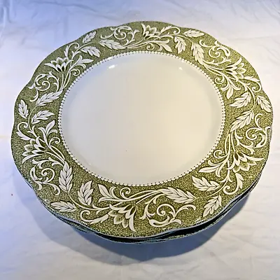 Vintage J & G Meakin England  Ironstone Sterling 6 Dinner Plates *Renaissance* • $60