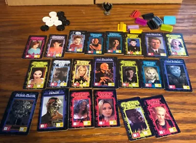 Vintage 2000 Buffy The Vampire Slayer Board Game REPLACEMENT PIECES TOKEN CARDS • $4.95